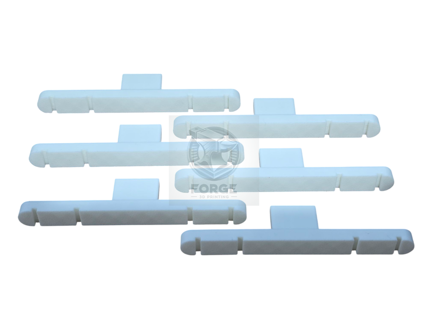 Parallel Track Tools Model Railway Train New 6 Pack White 67mm OO/HO Gauge