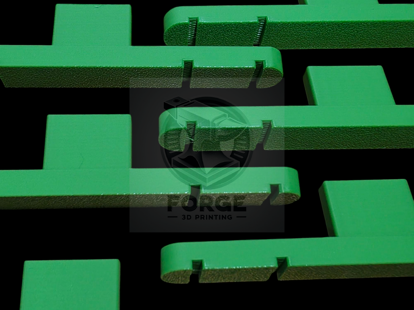 Parallel Track Tools Model Railway Train New 6 Pack Green 67mm OO/HO Gauge