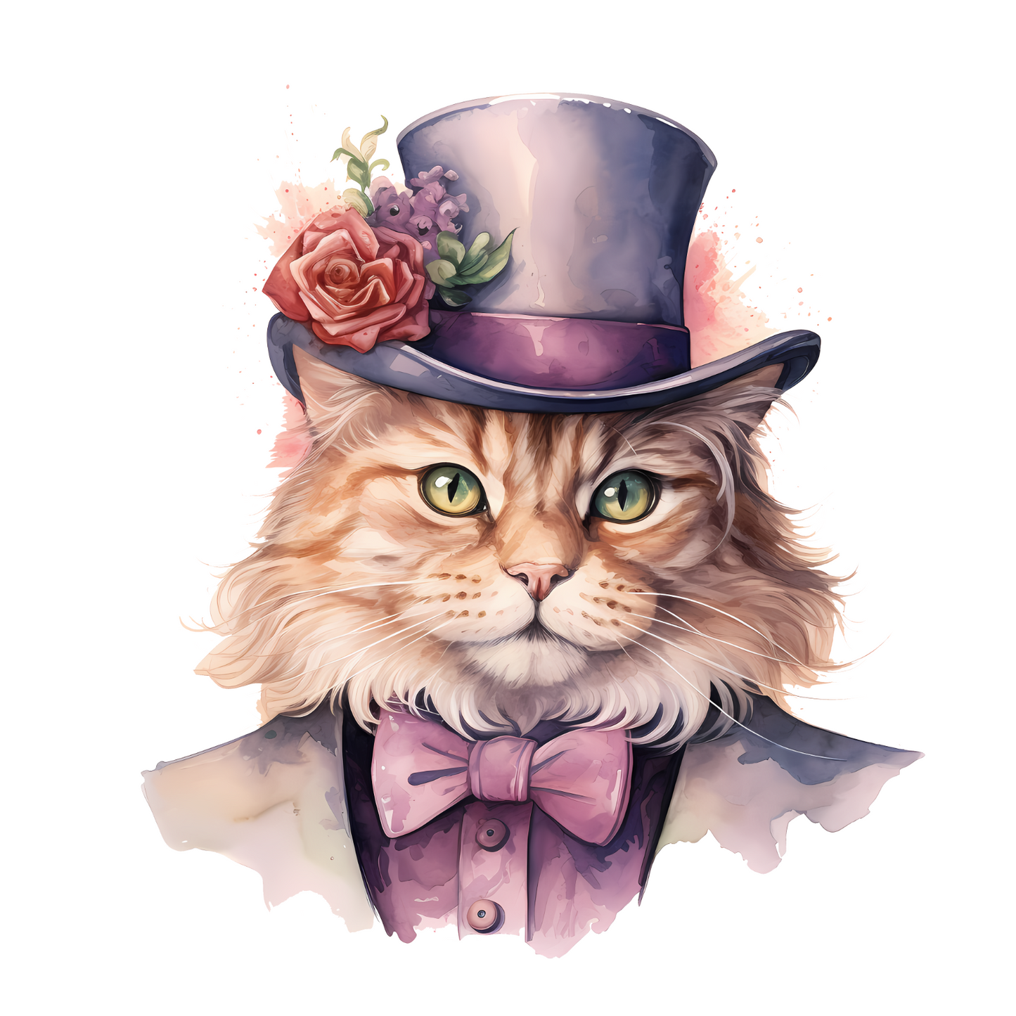 Victorian Cats Handmade by Labels Personalised Self Adhesive Address Stickers