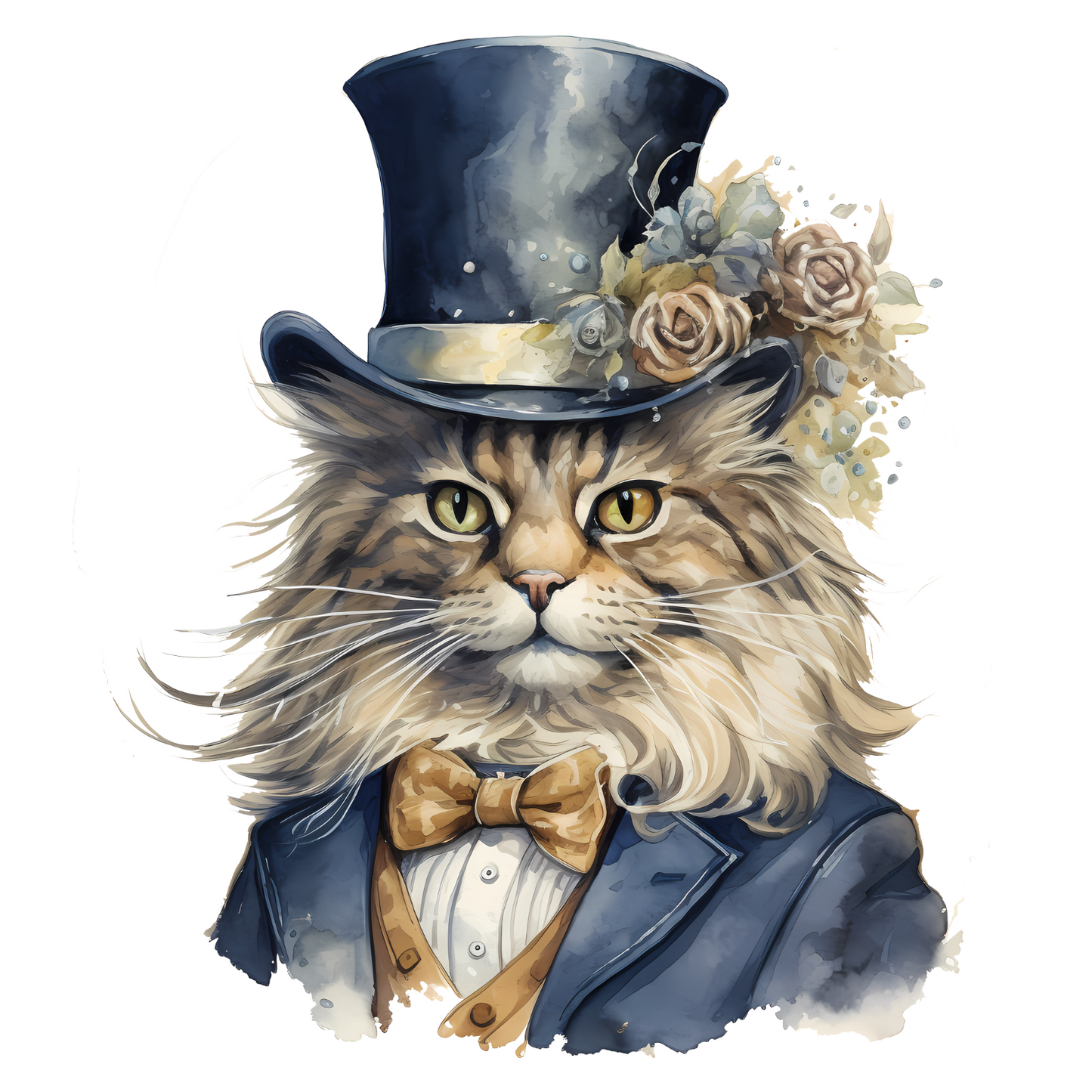 Victorian Cats Handmade by Labels Personalised Self Adhesive Address Stickers