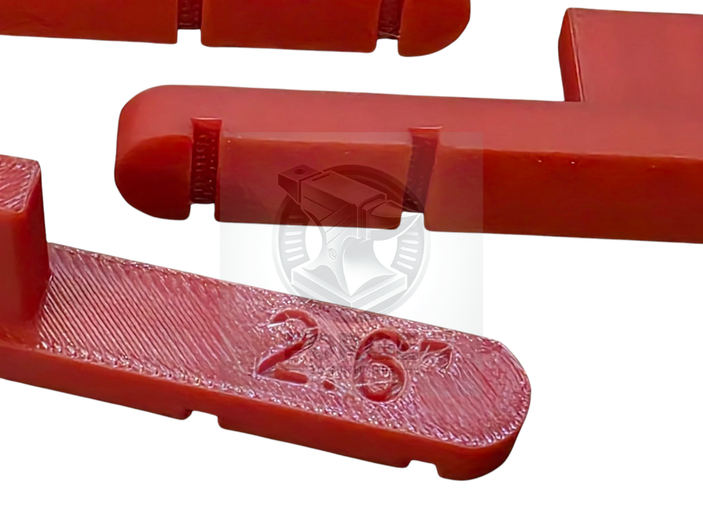 Parallel Track Tools Model Railway Train New 6 Pack Red 67mm OO/HO Gauge