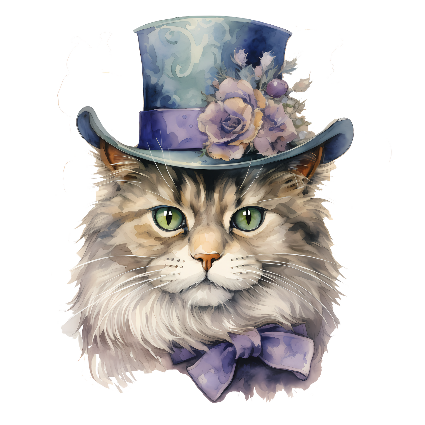 Victorian Cats Handmade by Labels Personalised Self Adhesive Address Stickers