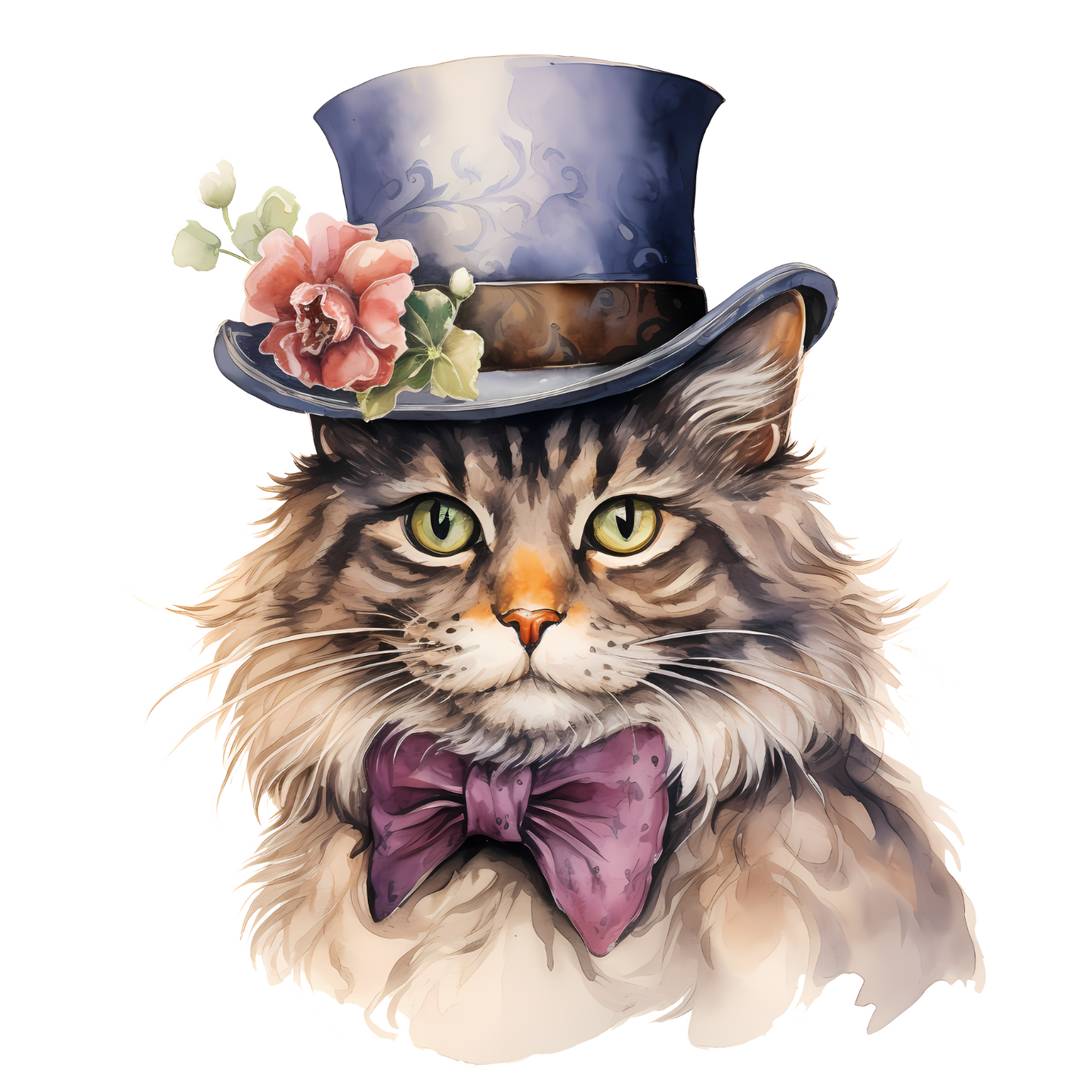 Victorian Cats Handmade by Labels Personalised Self Adhesive Address Stickers