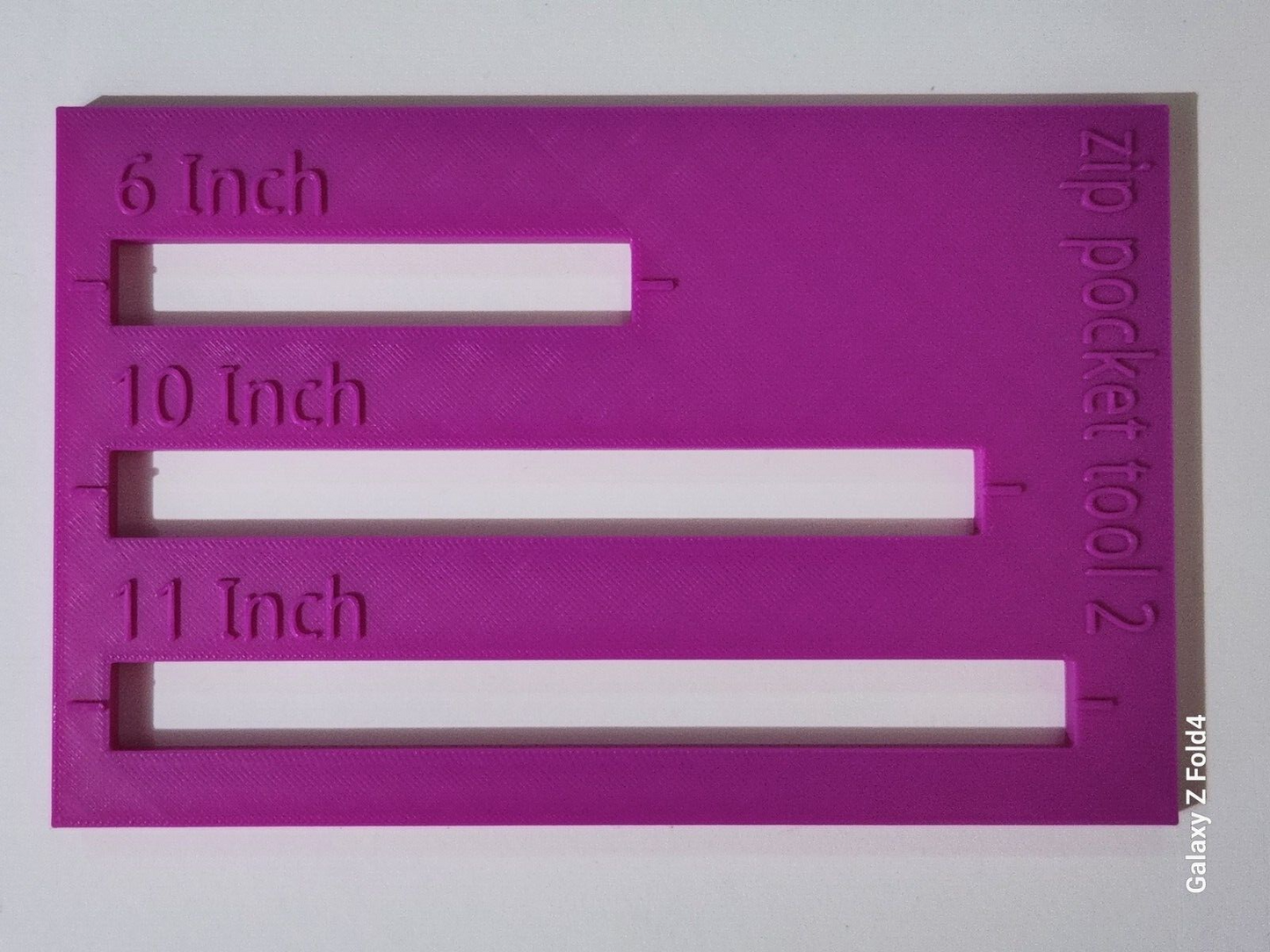Sewing Tool Zip Pocket 2 Tool Kits Ruler Fabric by Emi B Designs
