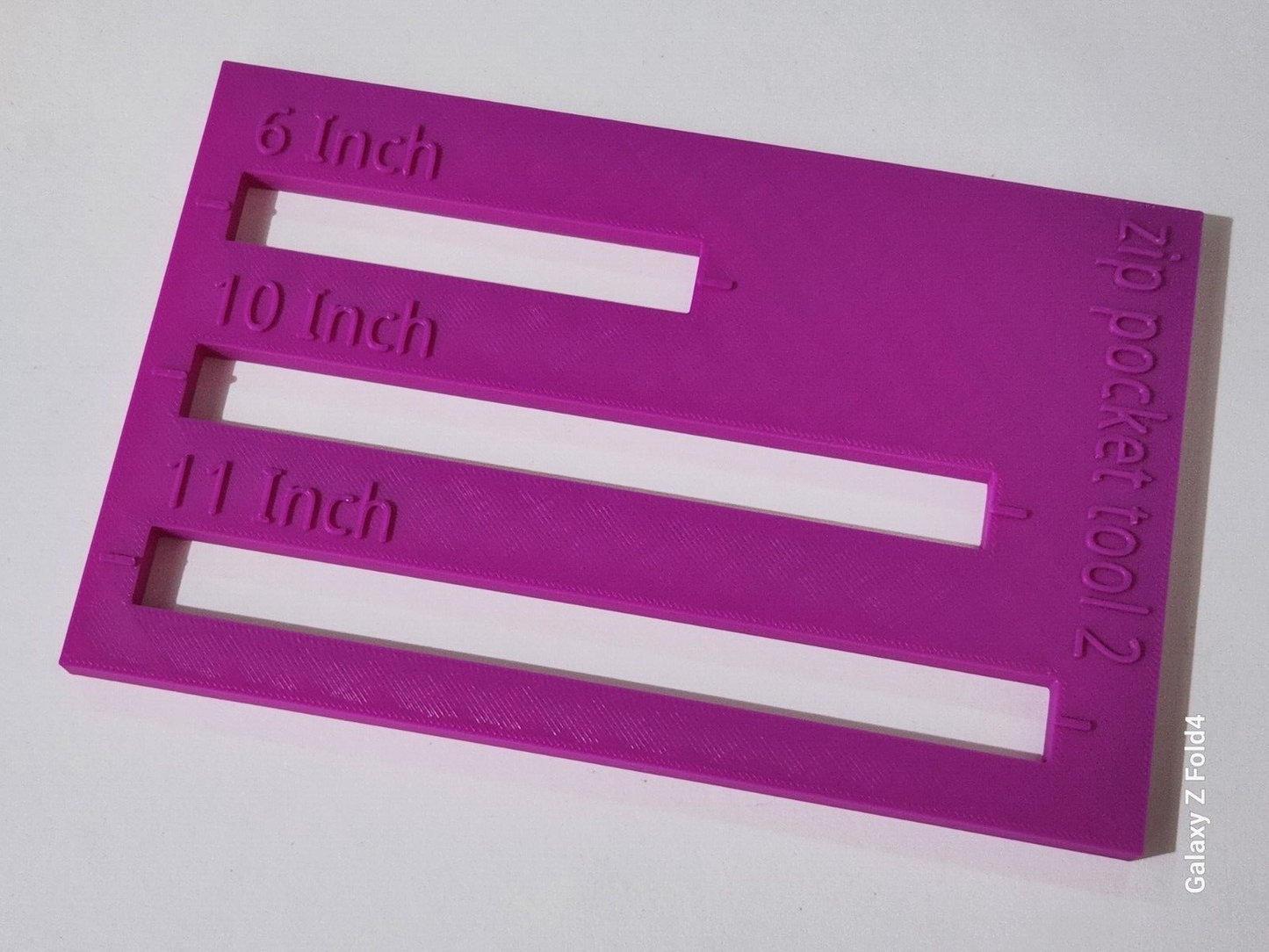 Sewing Tool Zip Pocket 2 Tool Kits Ruler Fabric by Emi B Designs