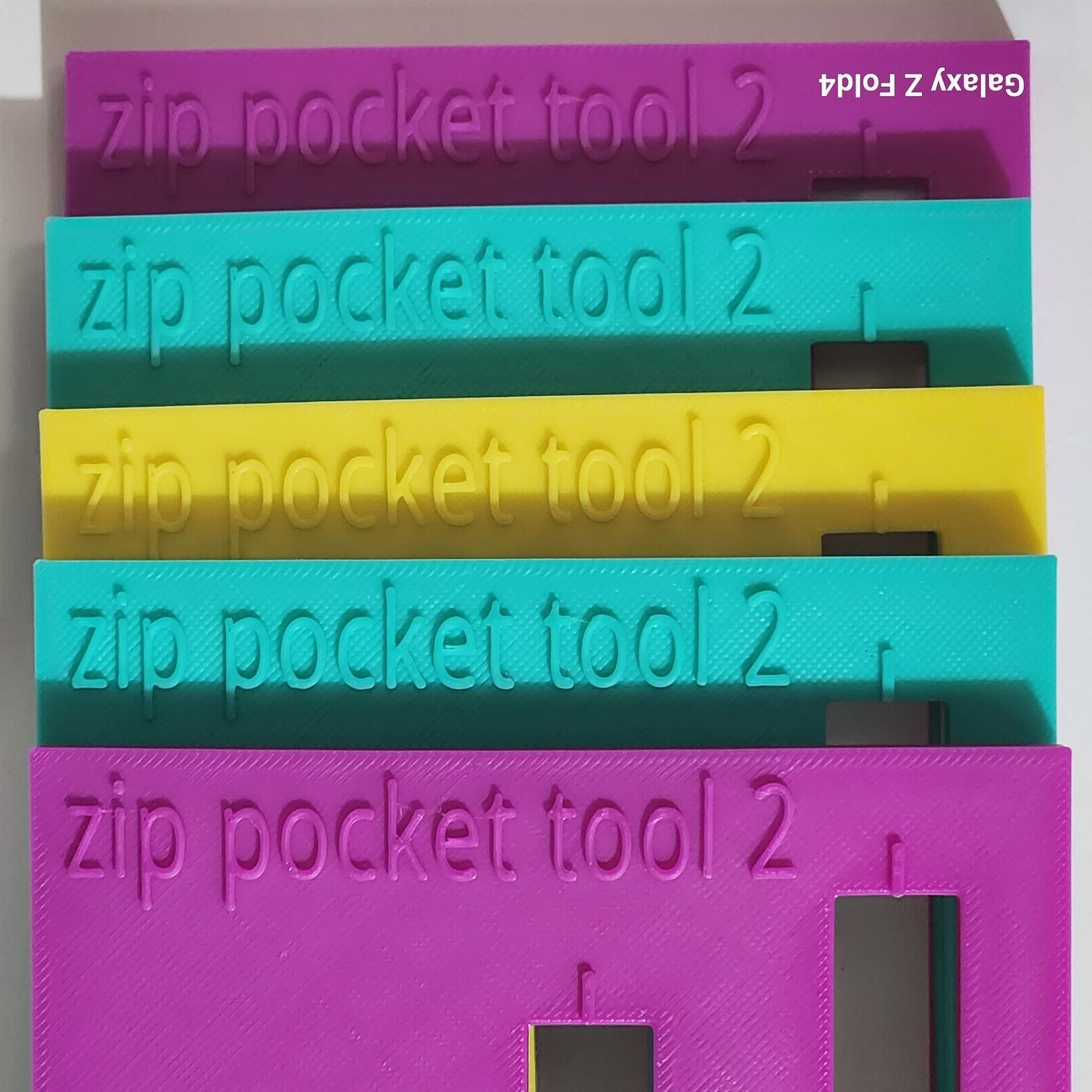 Sewing Tool Zip Pocket 2 Tool Kits Ruler Fabric by Emi B Designs