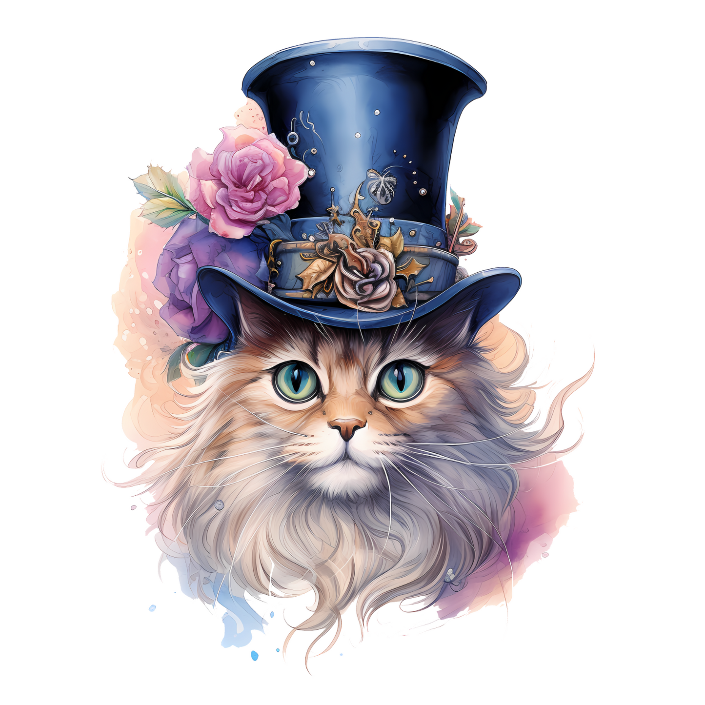 Victorian Cats Handmade by Labels Personalised Self Adhesive Address Stickers