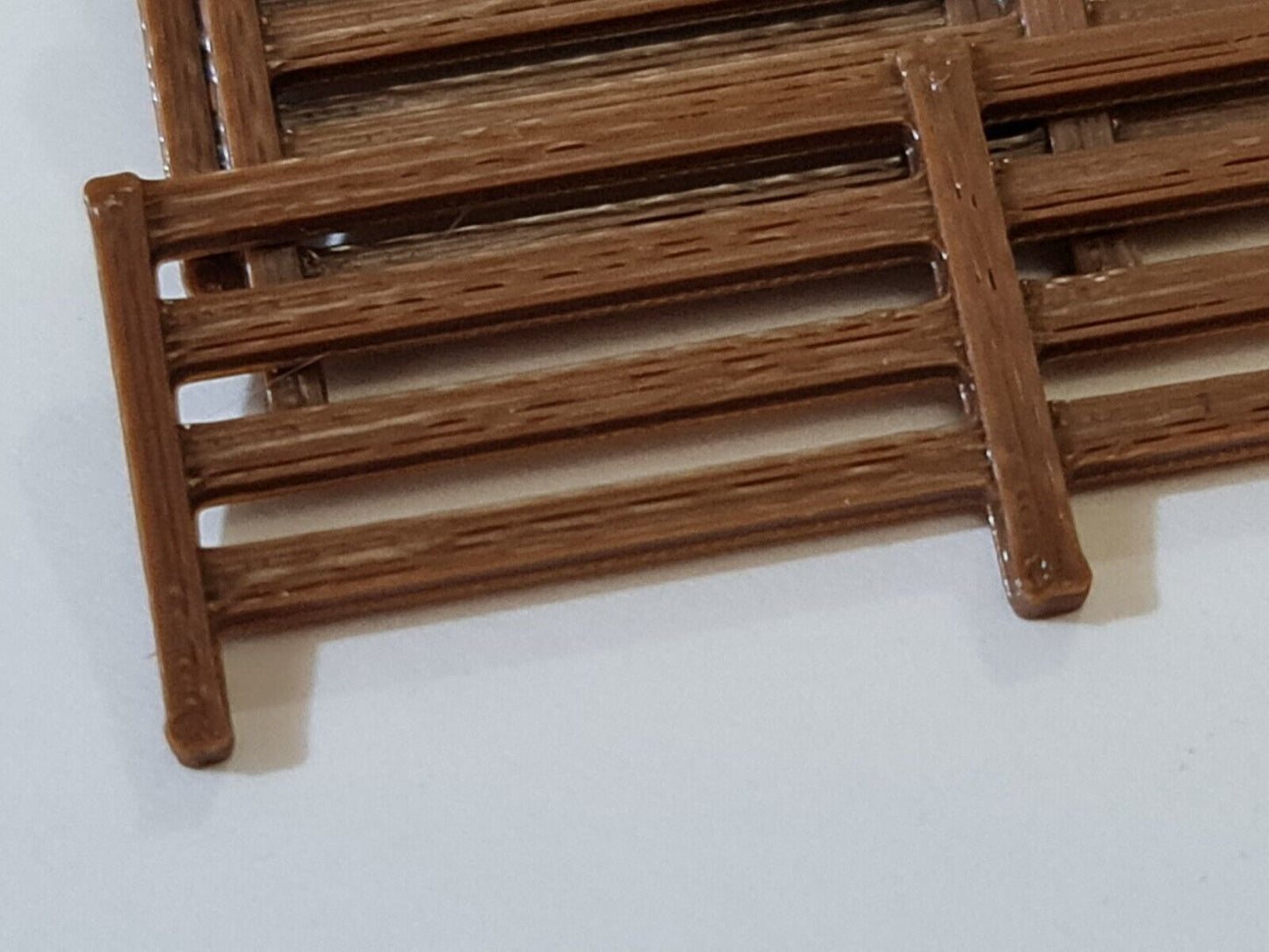 Fencing Railings OO HO New 10 Pack Brown Gauge 1:76 Scale Models Train Railway