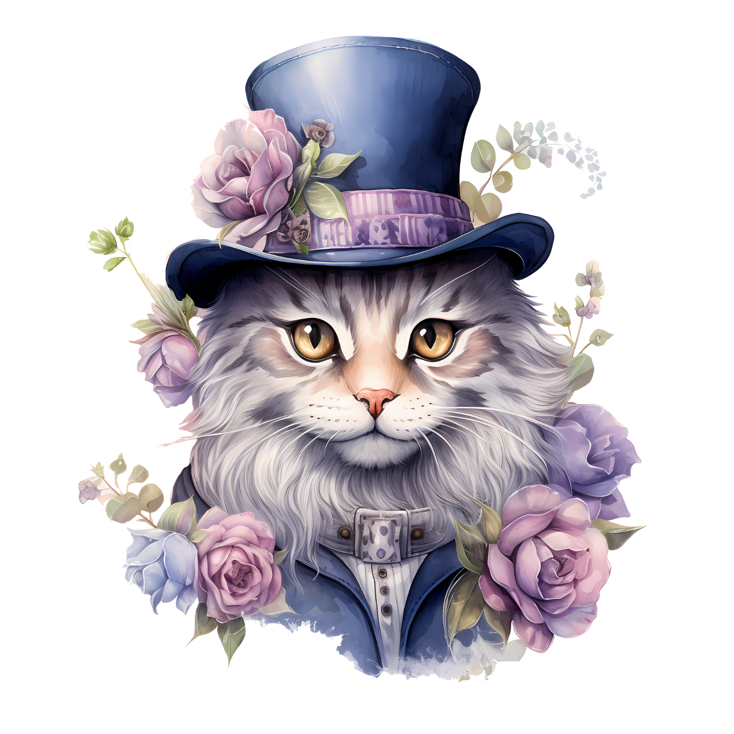 Victorian Cats Handmade by Labels Personalised Self Adhesive Address Stickers