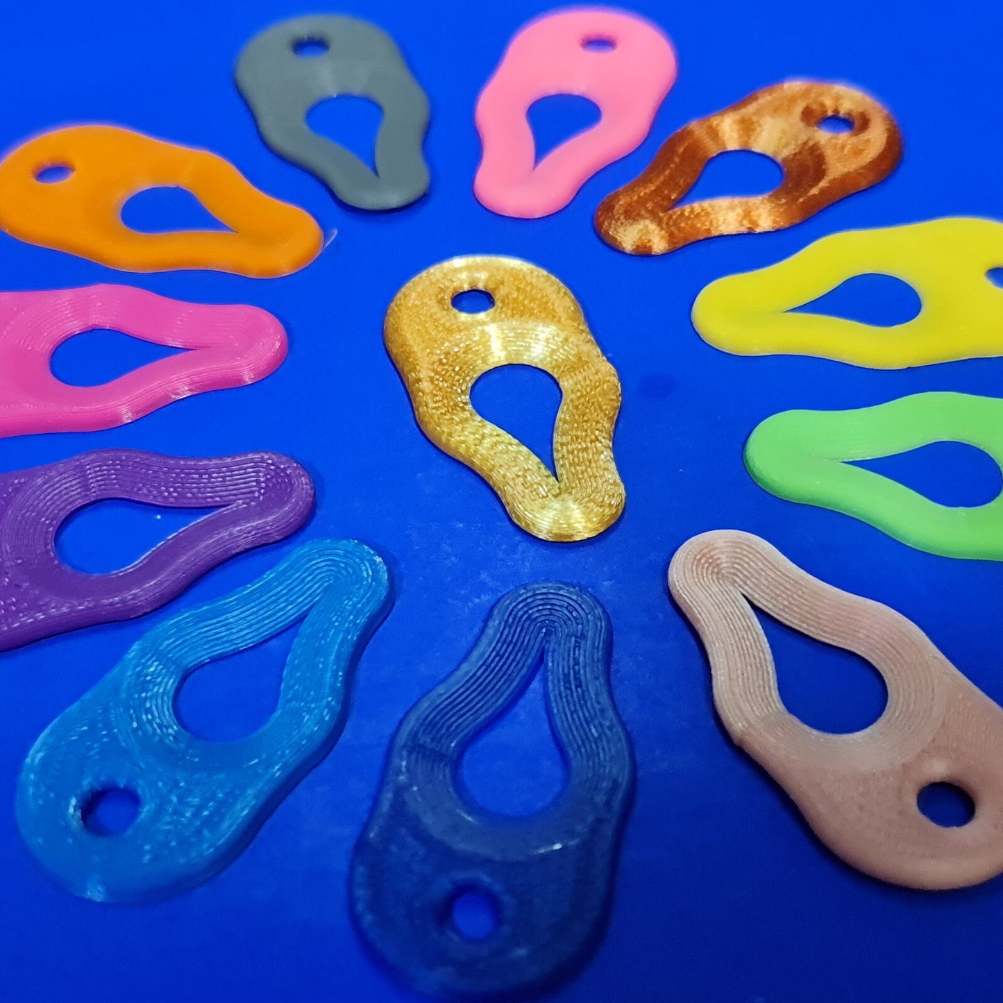 Key Ring Tick Removal Tools PLA Plastic Biodegradable, dog cat horse