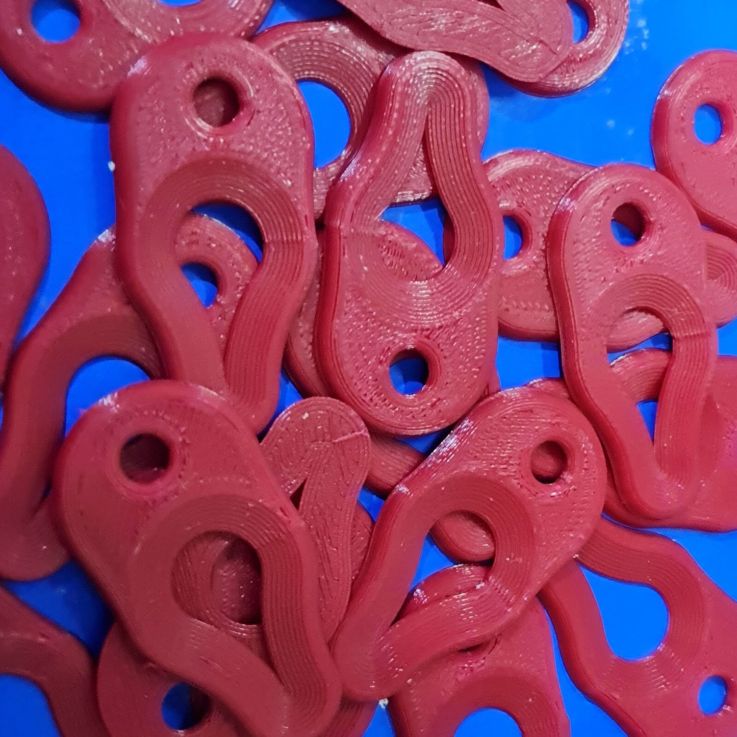 Key Ring Tick Removal Tools PLA Plastic Biodegradable, dog cat horse