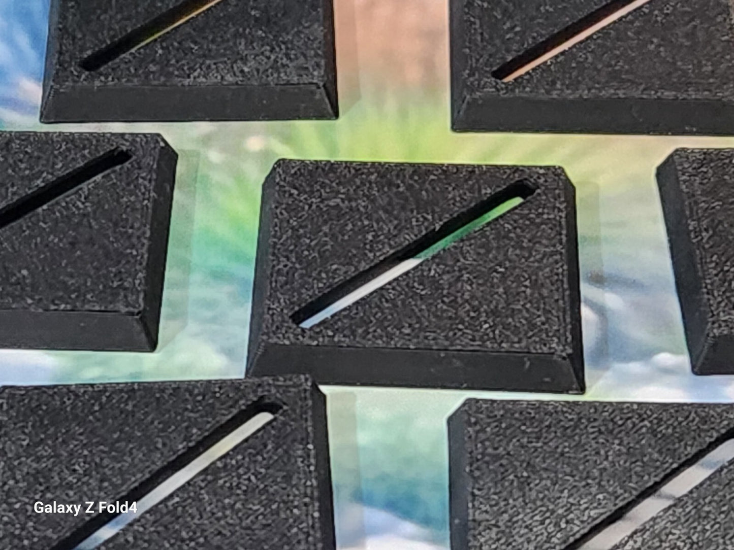 Wargaming Bases 25mm Square Slotted PLA Plastic for War Gaming Tabletop Games