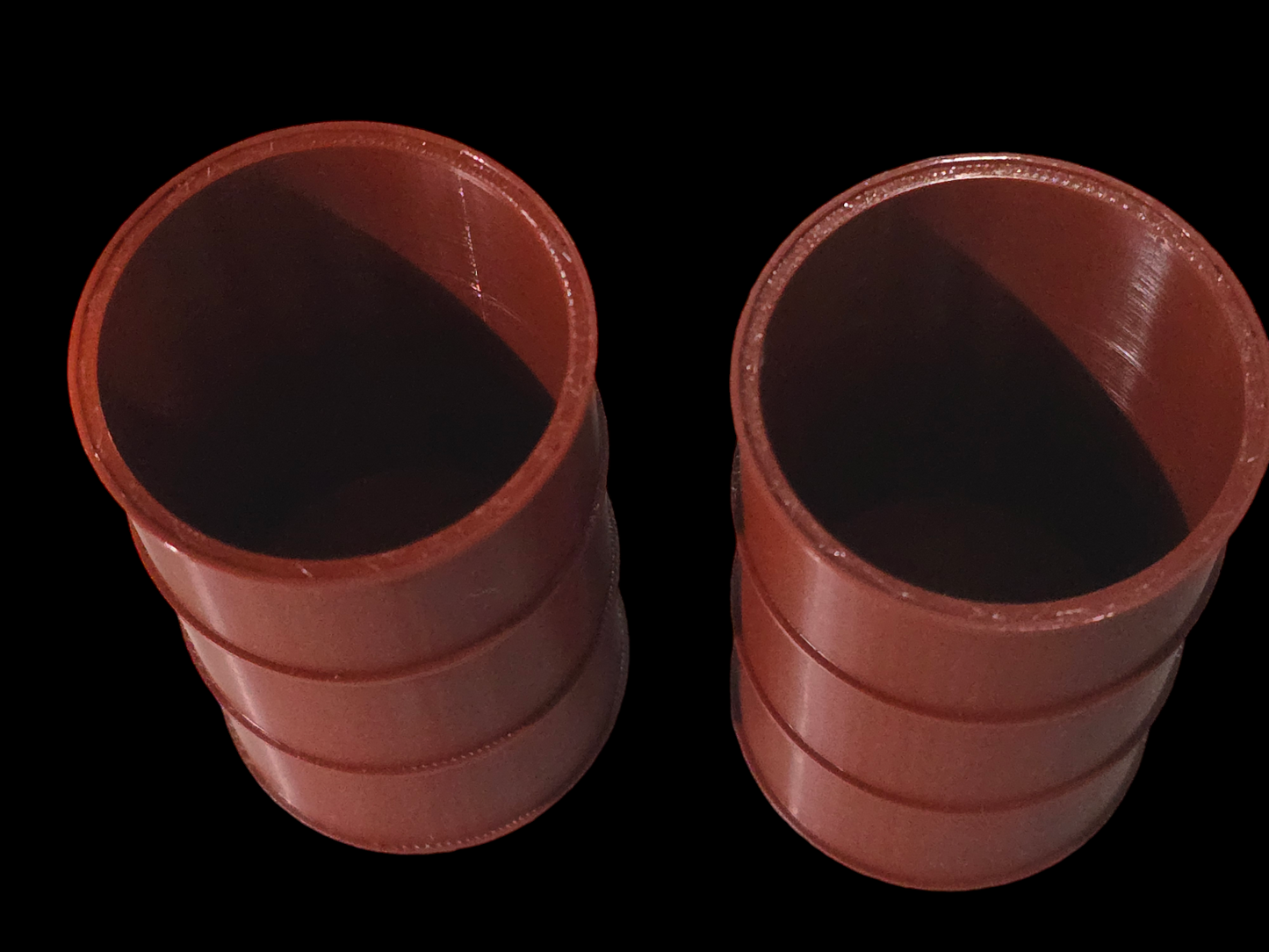 Oil Drums Barrel Empty 200L 55 Gallon 1:12 Scale 1 inch Red Oxide Garden Railway