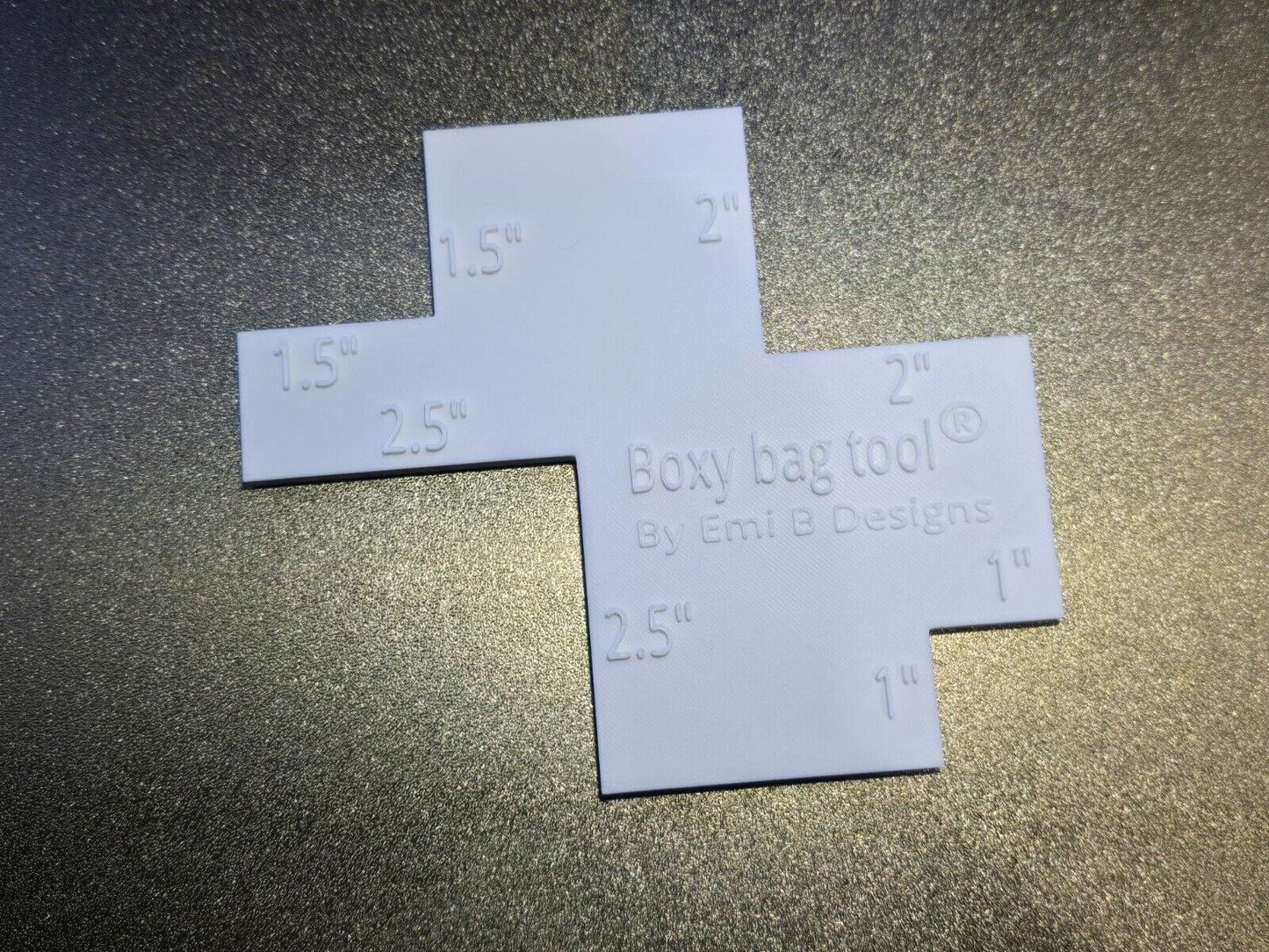 Sewing Tool Boxy Bag Making Tool Kits Ruler Daisy White Fabric Emi B Designs