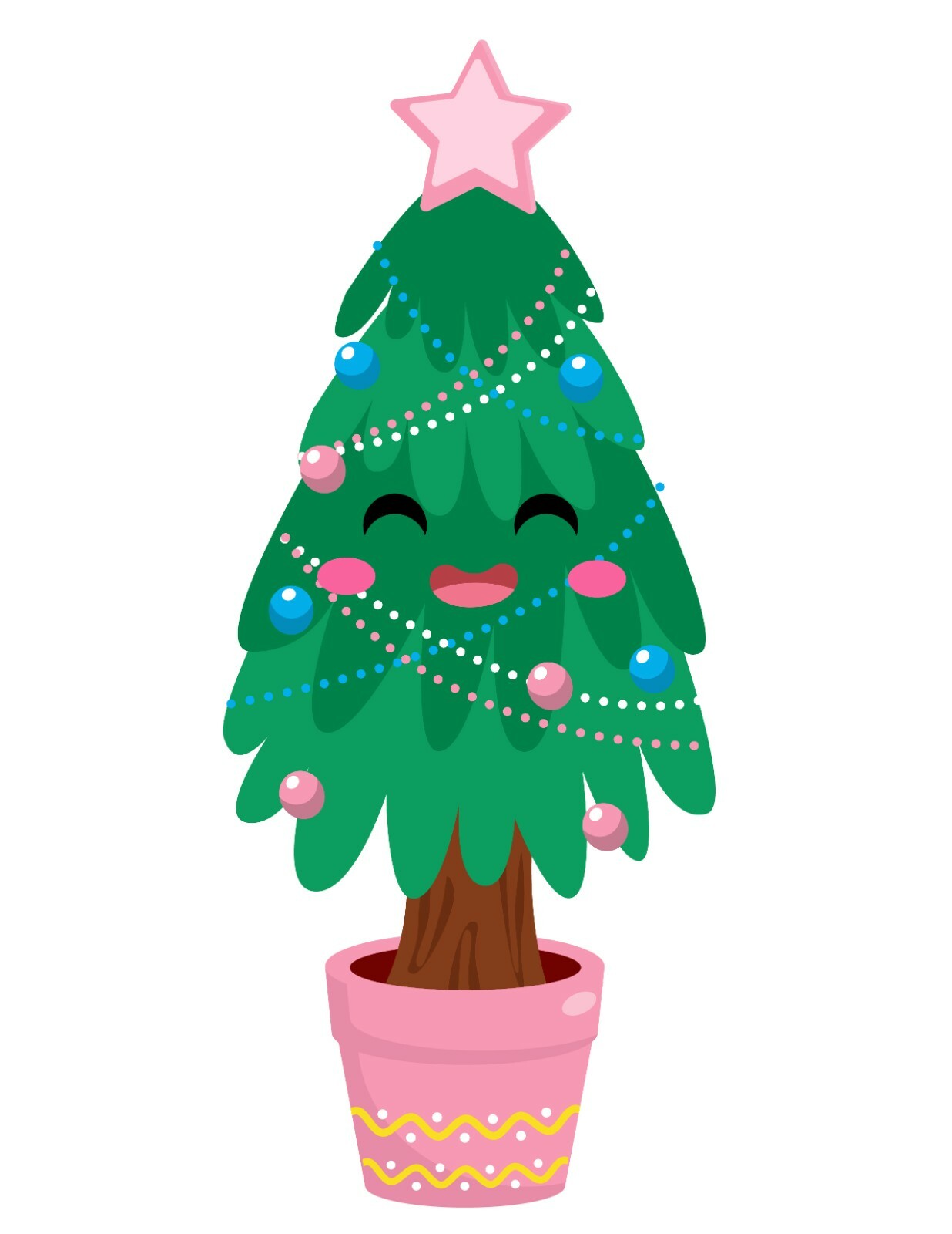 325 Cute Christmas Tree Personalised Self Adhesive Handmade by Labels Stickers