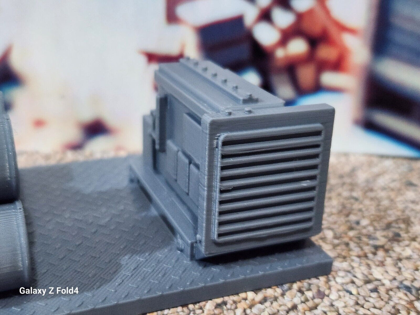 Diesel Generator Fuel Drums Crates HO Gauge 1:87 Scale Models Model Train