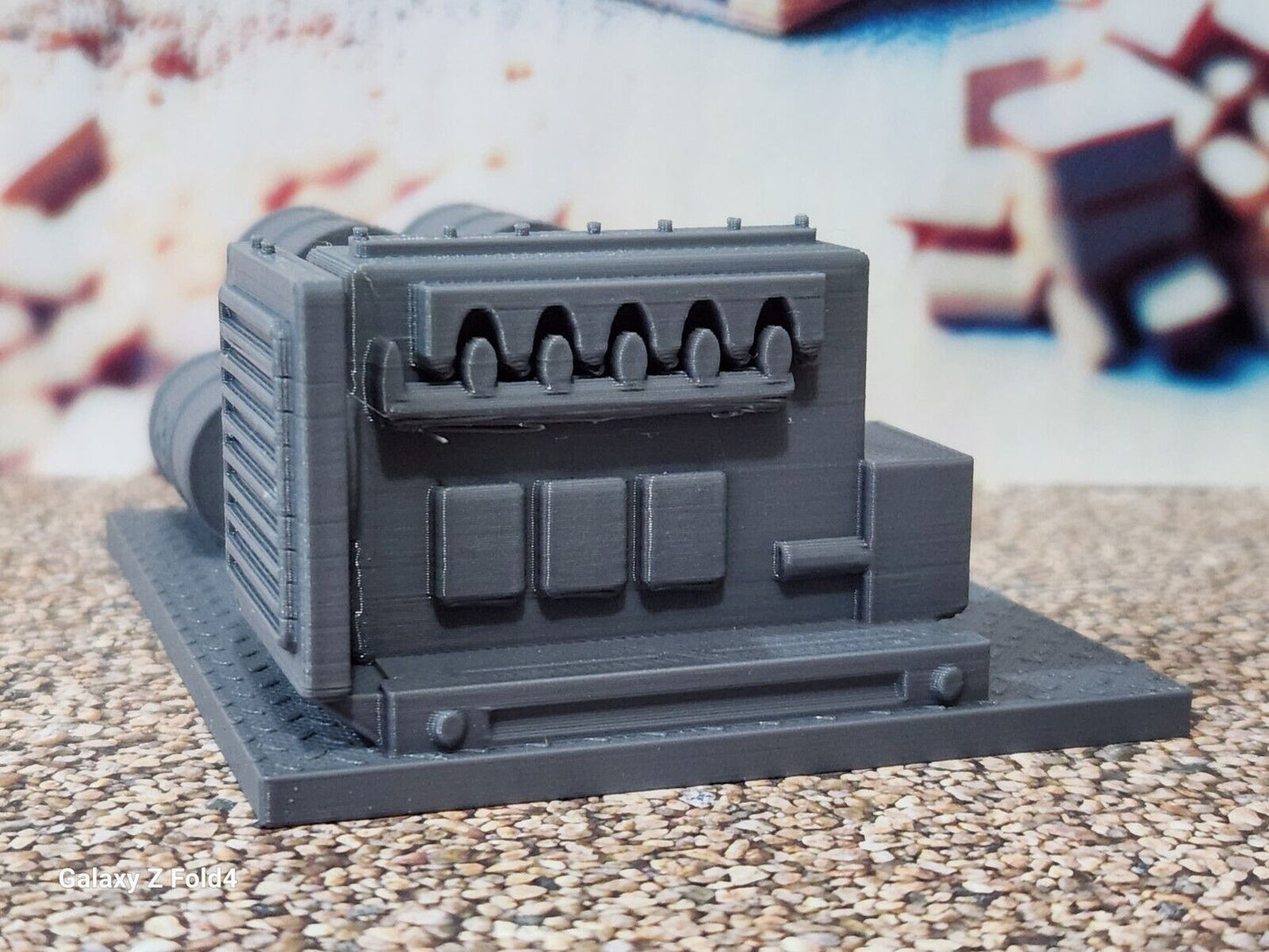 Diesel Generator Fuel Drums Crates HO Gauge 1:87 Scale Models Model Train