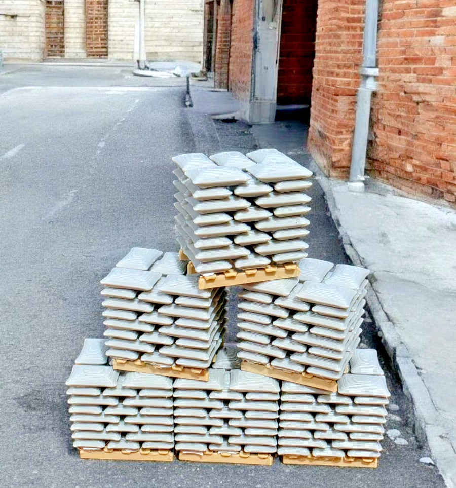 Pallets of Sacks O Gauge 1:43 Scale Models Train Railway (6 Pack)
