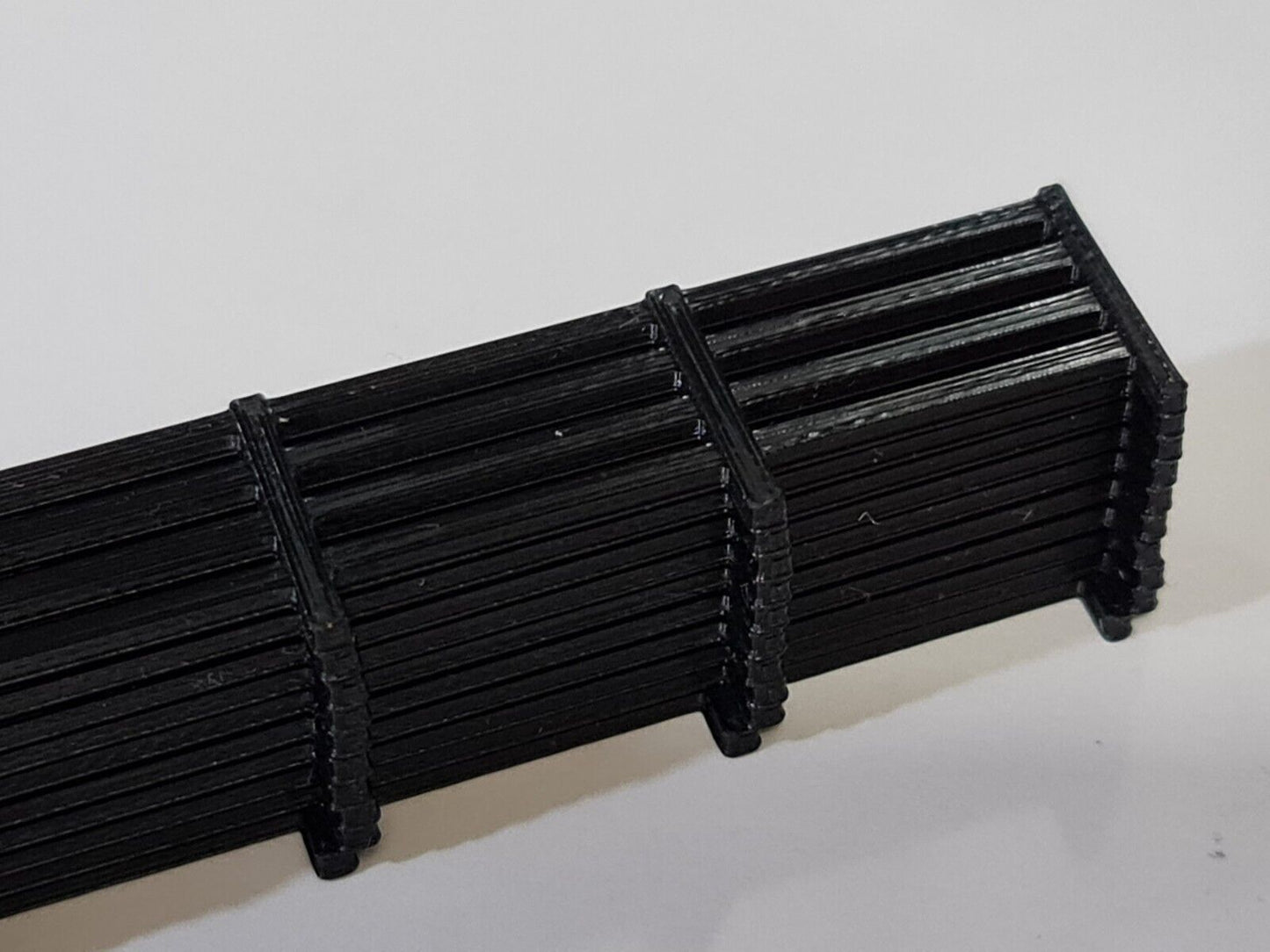 Fencing Railings OO HO New 10 Pack Black Gauge 1:76 Scale Models Train Railway