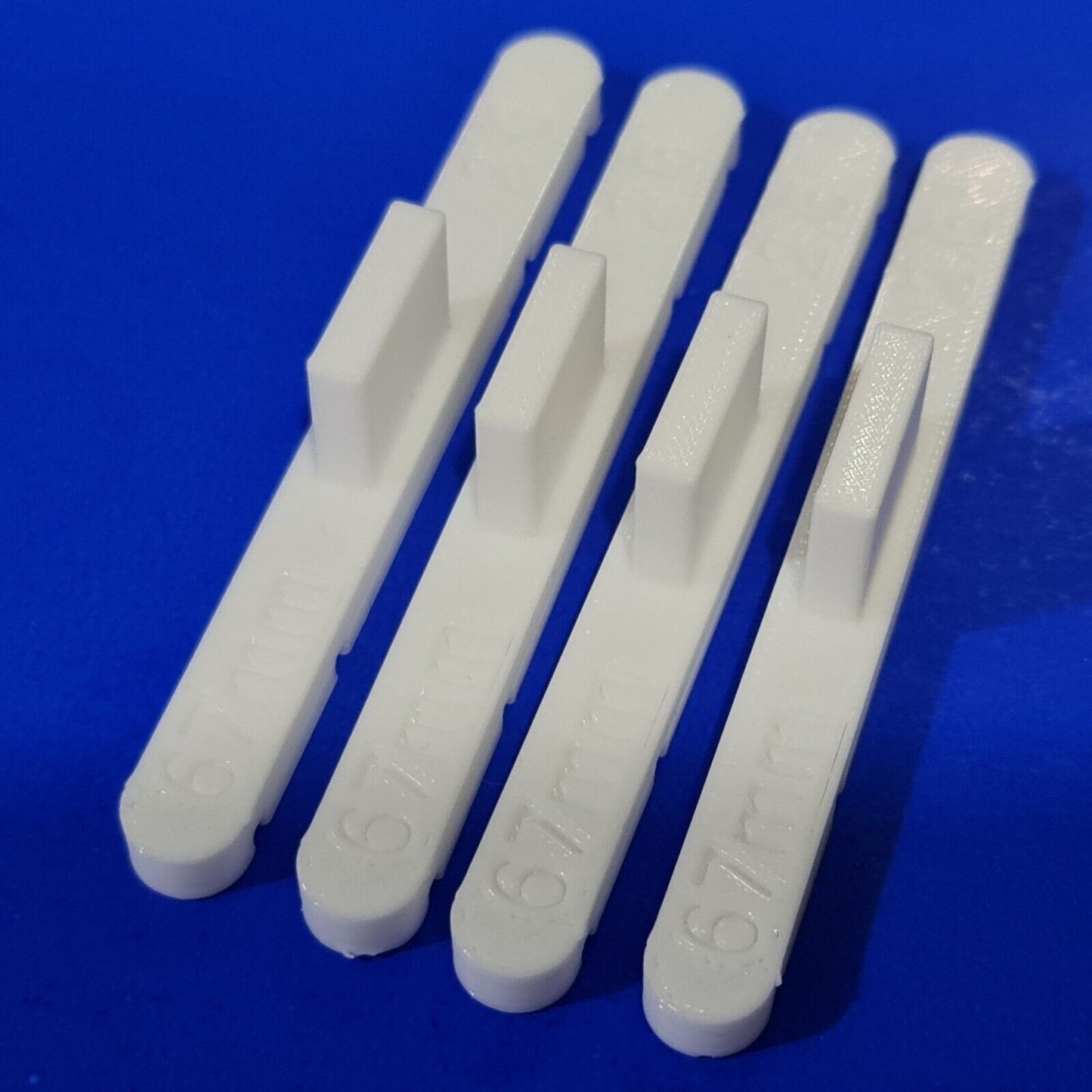 New 4 Pack White 67mm OO/HO Gauge Parallel Track Tools Model Railway Train