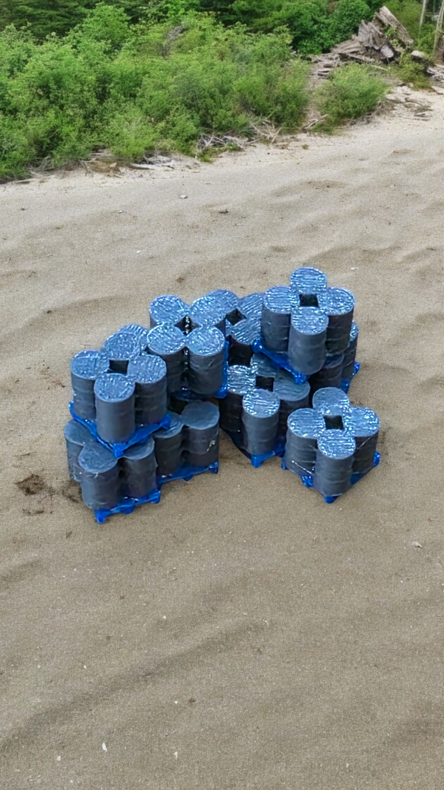 Oil Drum Barrels New 40 Pack + 10 Pallets N Gauge 1:148 Model Railway