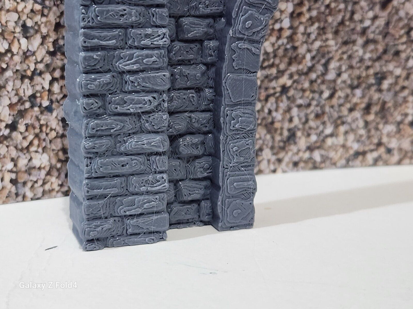 OO Gauge Tunnel Single Track Stone Portal Model Railway Train Layout 1:76 Scale