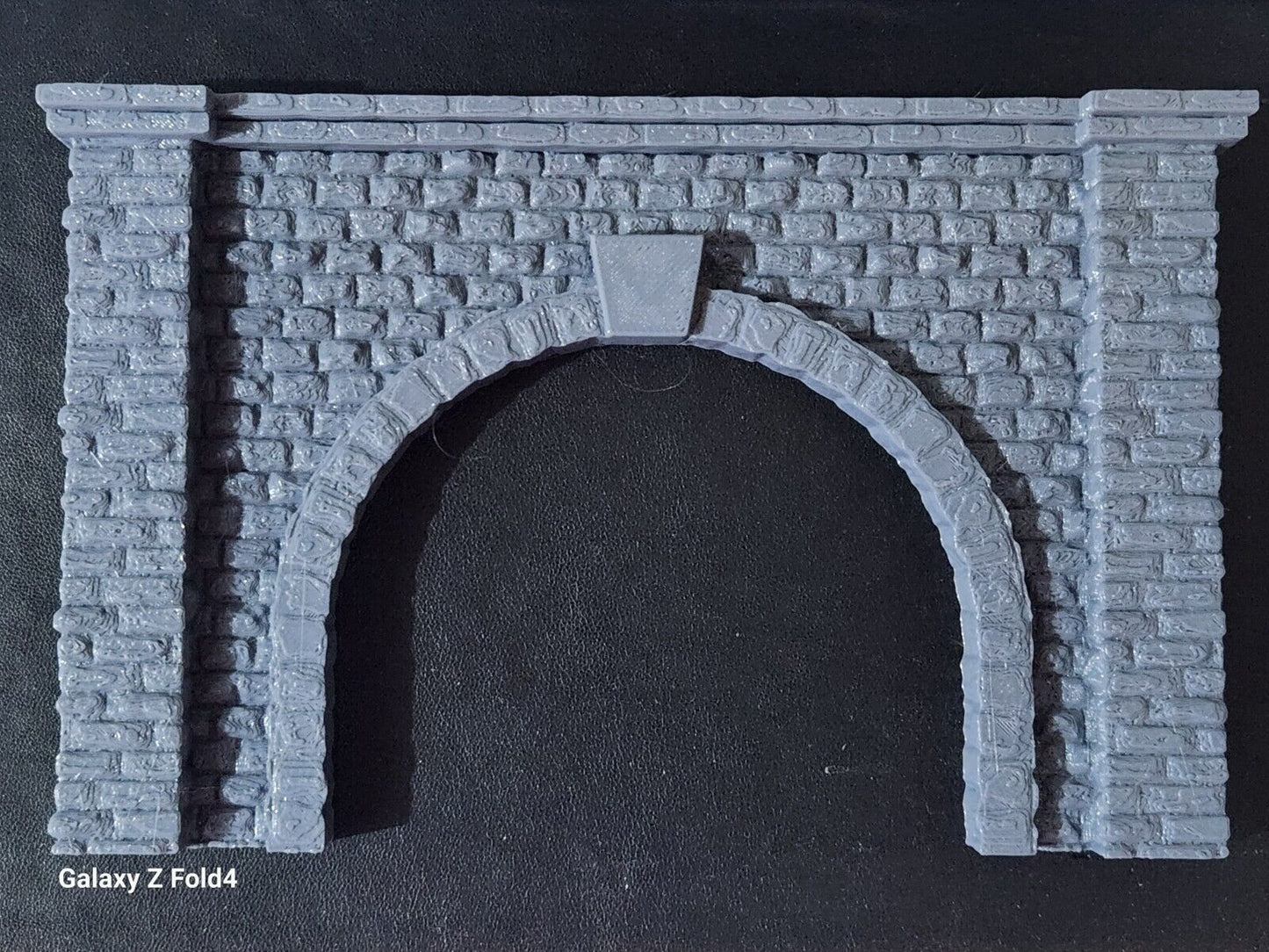 OO Gauge Tunnel Single Track Stone Portal Model Railway Train Layout 1:76 Scale