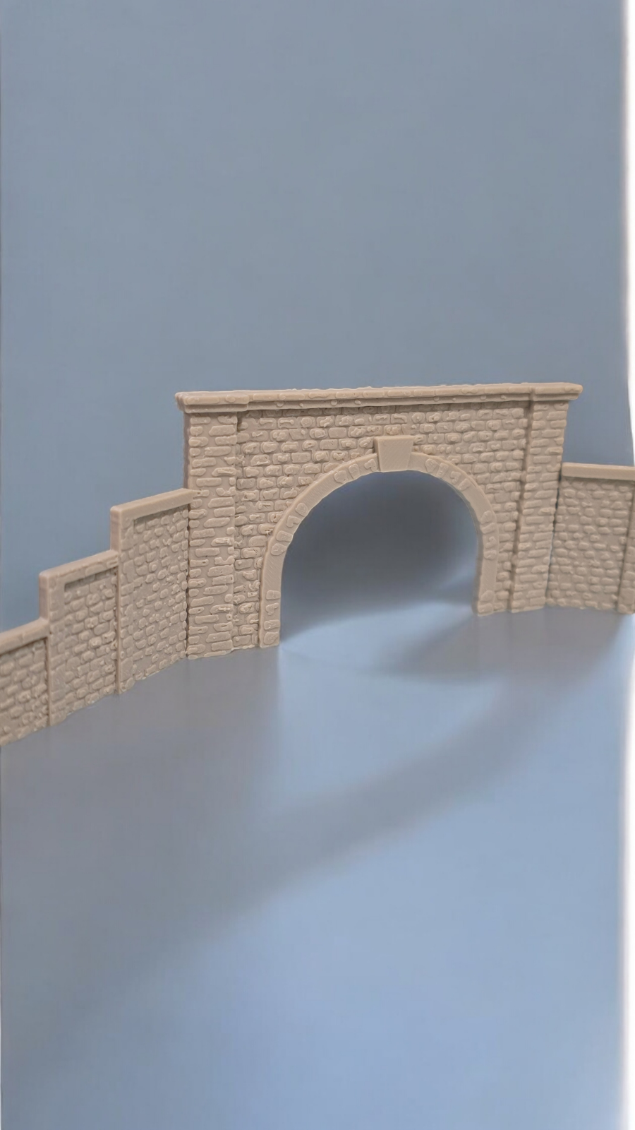 Z Gauge Tunnel Double Track Stone Portal Model Railway Train Layout 1:220 Scale
