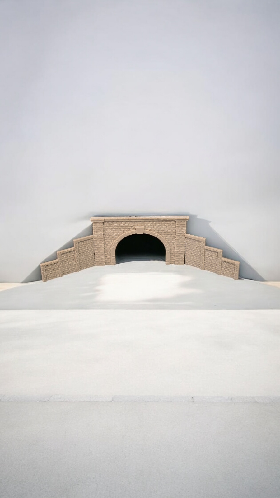 Z Gauge Tunnel Double Track Stone Portal Model Railway Train Layout 1:220 Scale