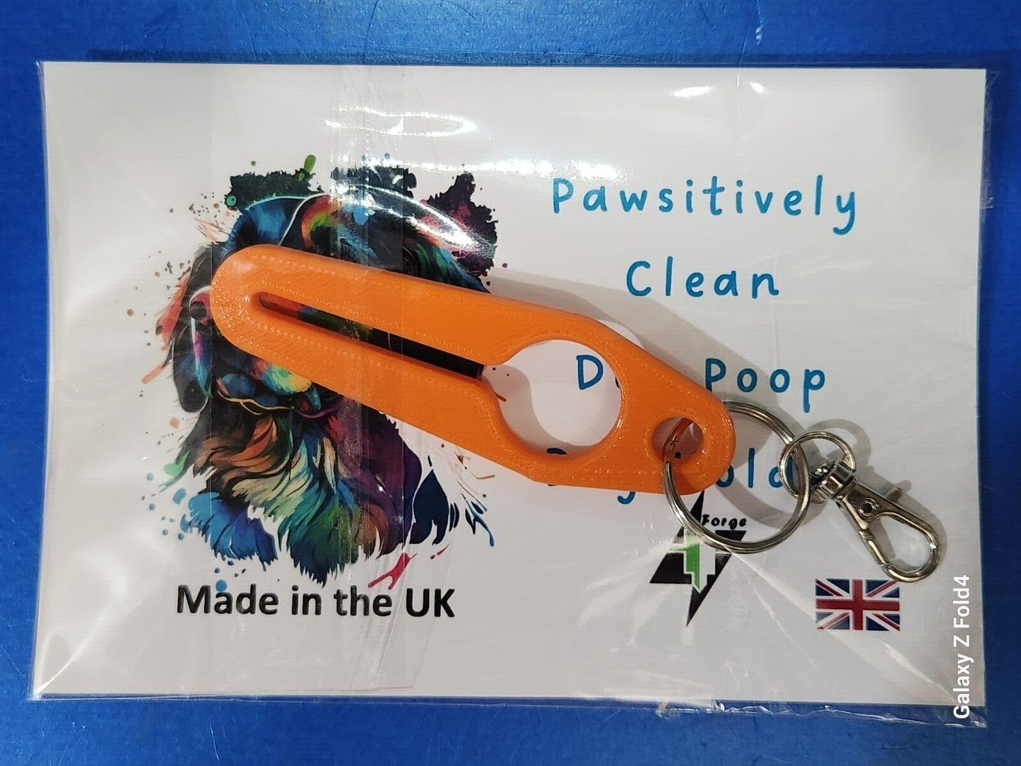 Personalised Hands free dog poo poop bag holder carrier