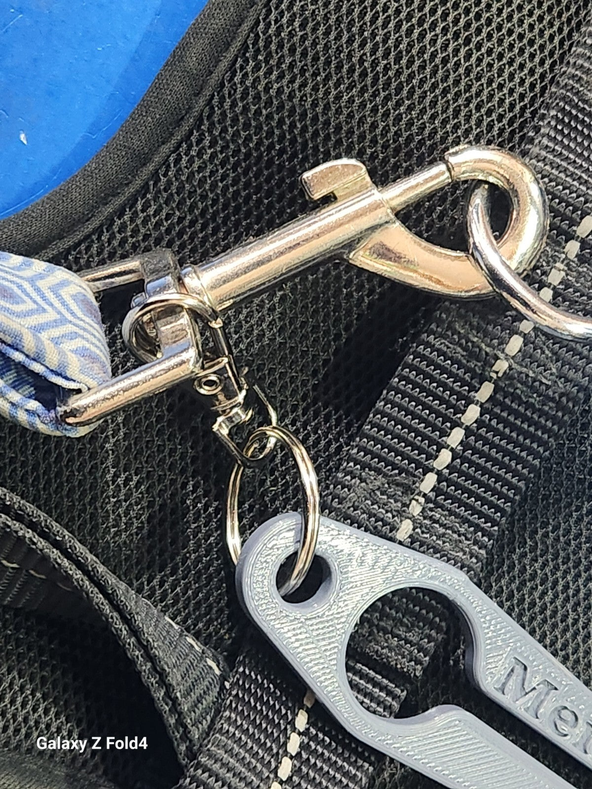 Personalised Hands free dog poo poop bag holder carrier