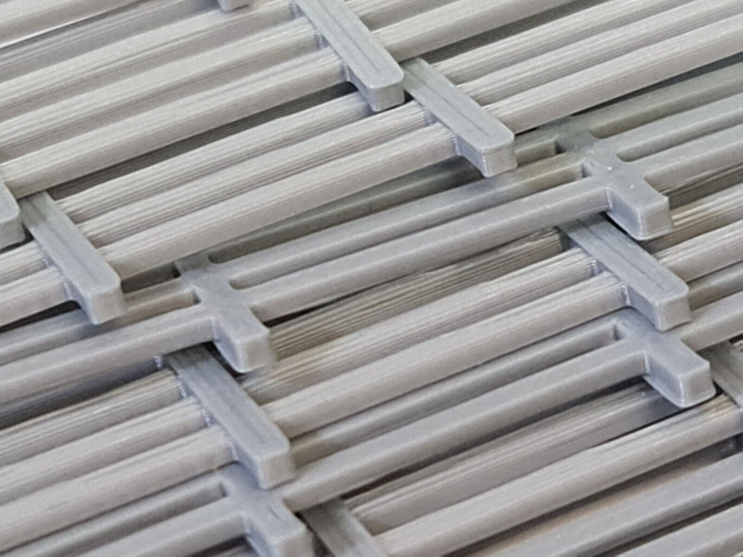 Fencing Railings OO HO New 10 Pack Grey Gauge 1:76 Scale Models Train Railway