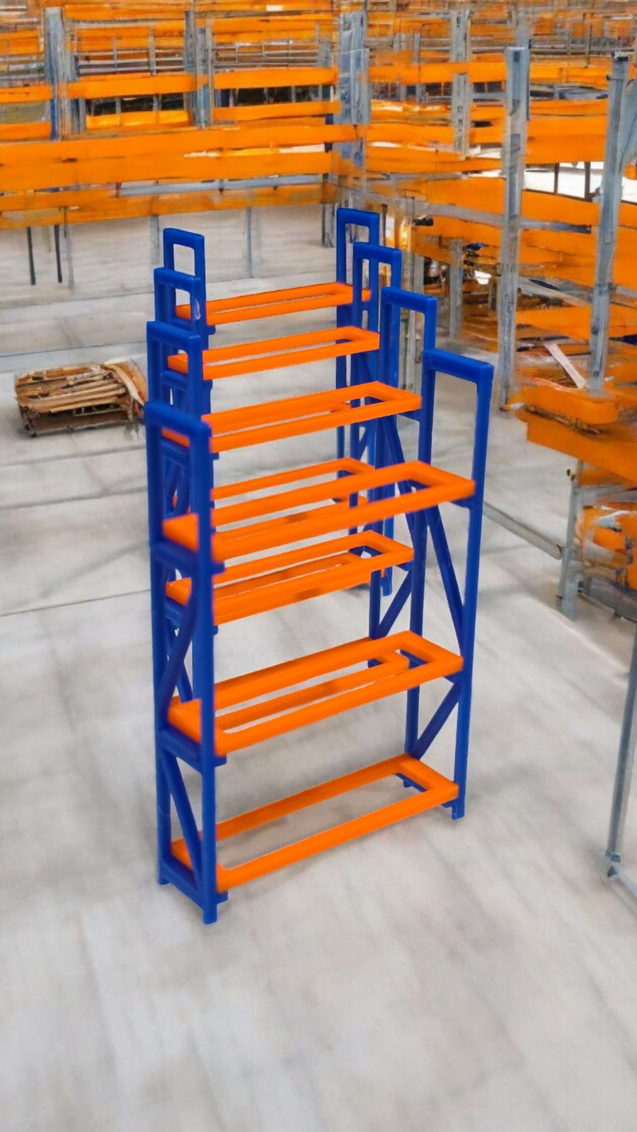 Pallet Racking Racks 1:76 Scale OO Gauge Model Train Railways Dioramas x 4 Sets