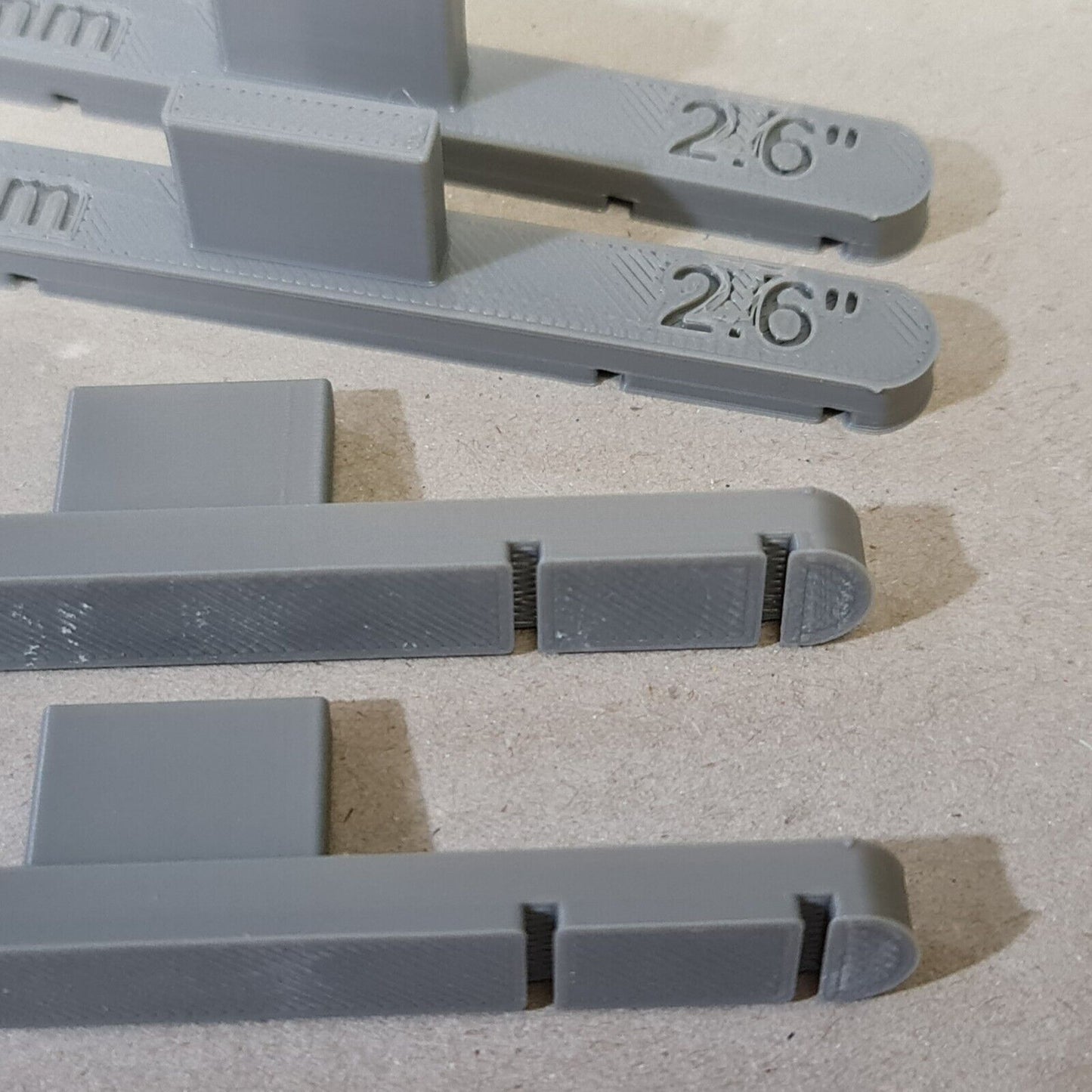 New 4 Pack Grey 67mm OO/HO Gauge Parallel Track Tools Model Railway Train
