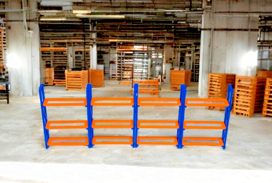 Pallet Racking Racks 1:76 Scale OO Gauge Model Train Railways Dioramas x 4 Sets