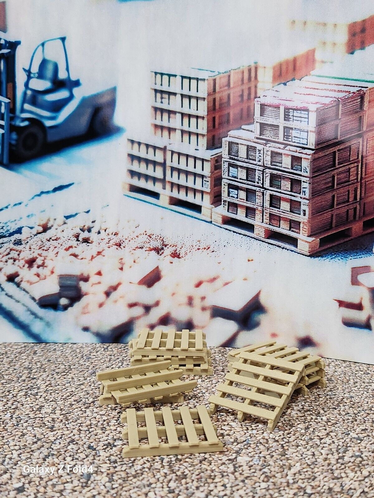 New Wood Colour Pallets 1 Gauge 1:32 Scale Models Model Train Diorama (10 Pack)