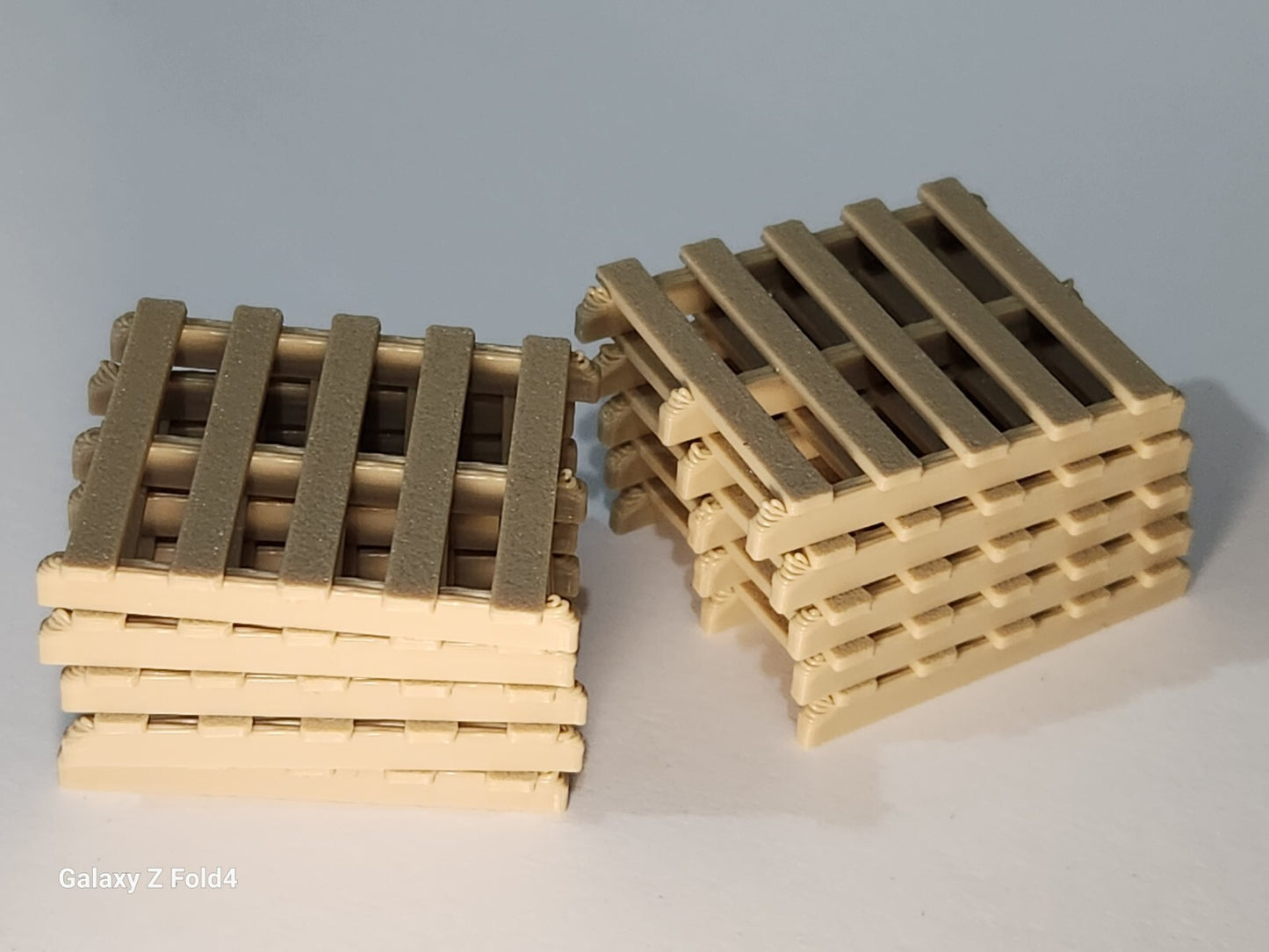 New Wood Colour Pallets 1 Gauge 1:32 Scale Models Model Train Diorama (10 Pack)