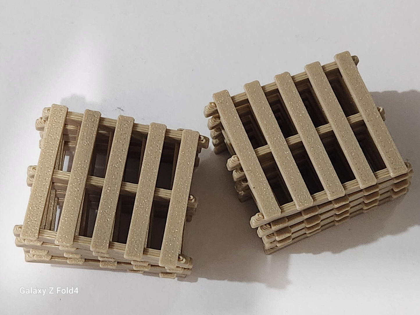New Wood Colour Pallets 1 Gauge 1:32 Scale Models Model Train Diorama (10 Pack)