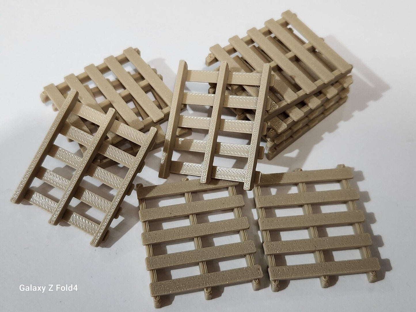 New Wood Colour Pallets 1 Gauge 1:32 Scale Models Model Train Diorama (10 Pack)