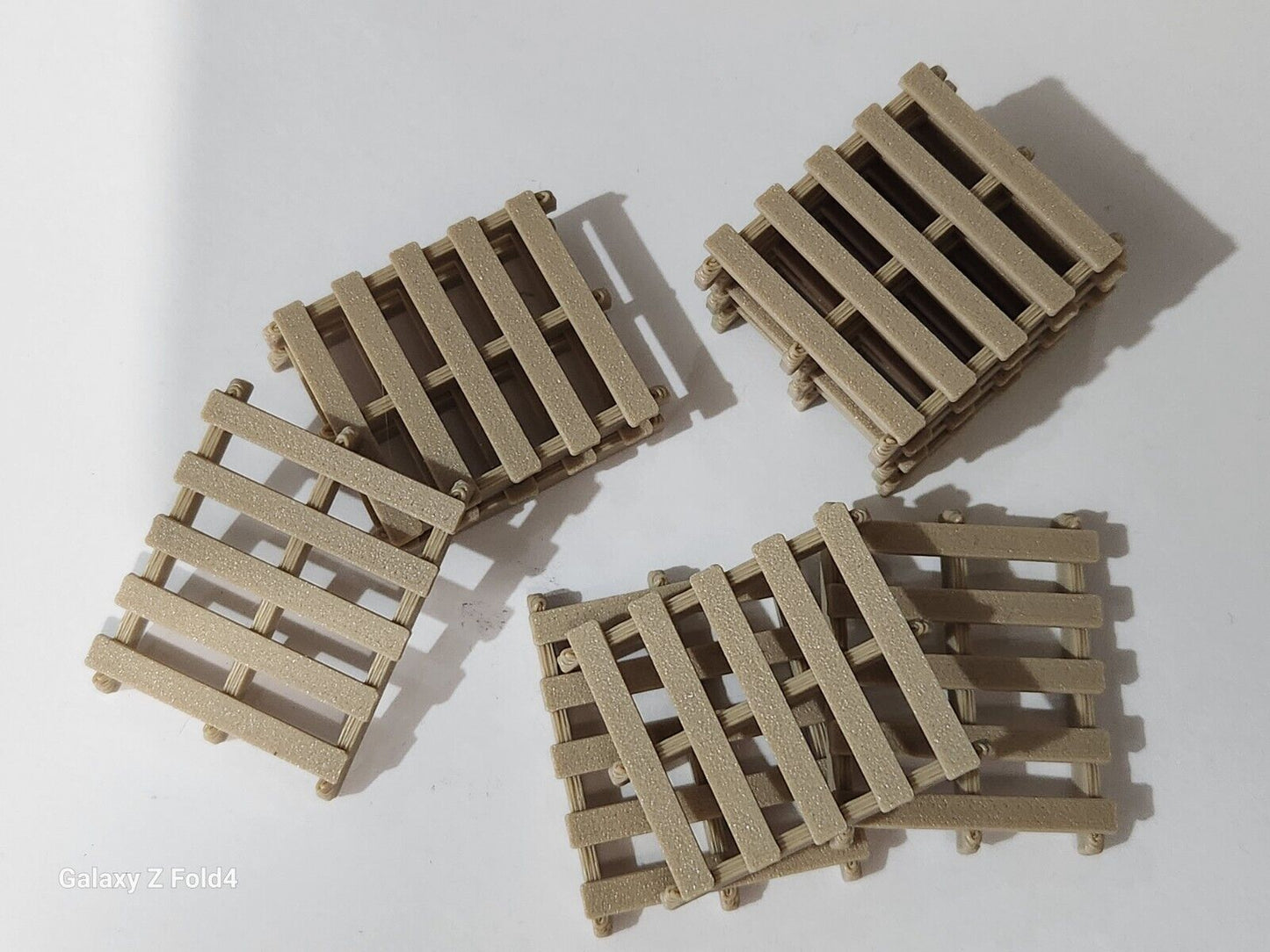 New Wood Colour Pallets 1 Gauge 1:32 Scale Models Model Train Diorama (10 Pack)