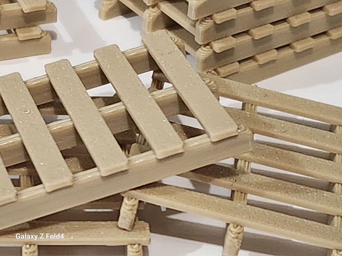 New Wood Colour Pallets 1 Gauge 1:32 Scale Models Model Train Diorama (10 Pack)