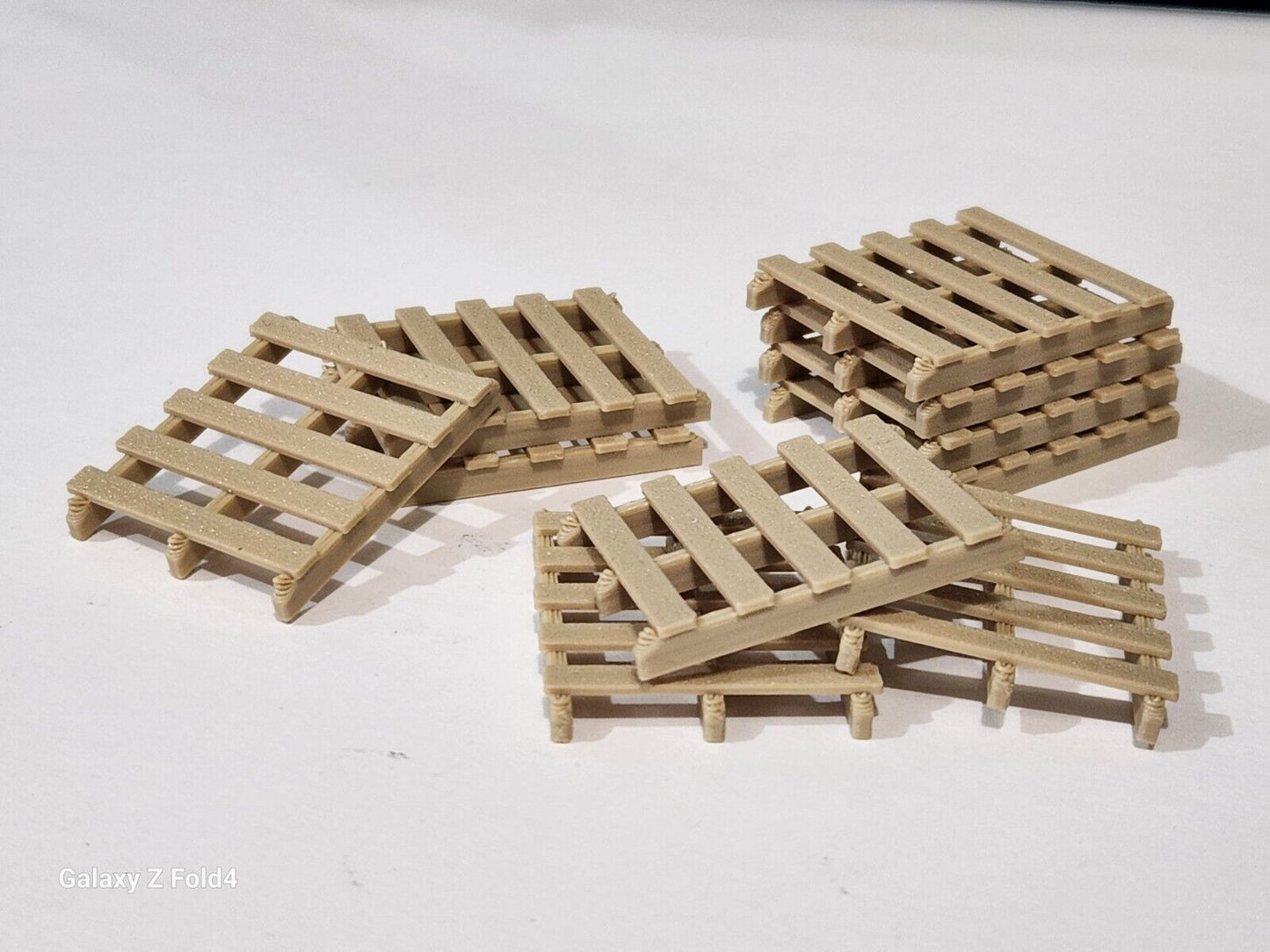 New Wood Colour Pallets 1 Gauge 1:32 Scale Models Model Train Diorama (10 Pack)
