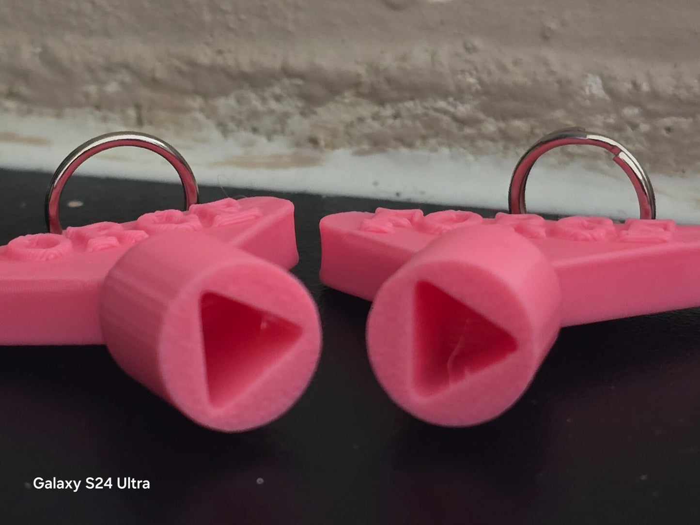 2 x Gas Electric Meter Box Utility Key Cupboard Pink PLA Plastic Biodegradable