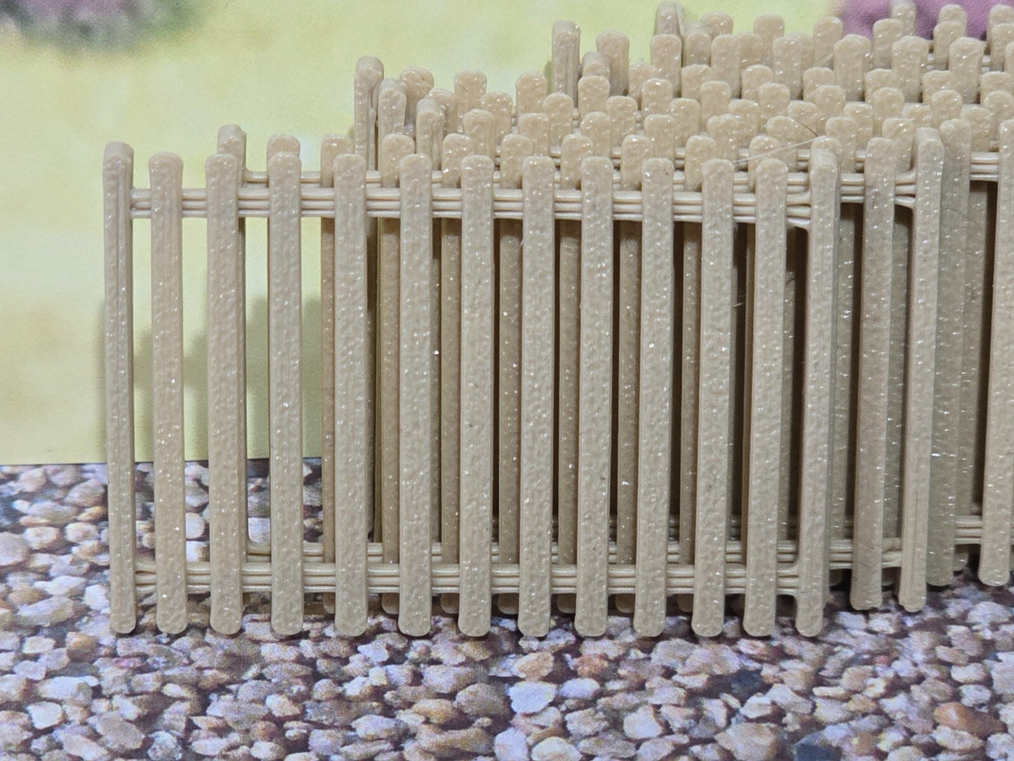 Garden Fencing 6ft OO HO Gauge New 10 Pack Wood 1:76 Scale Models Train Railway