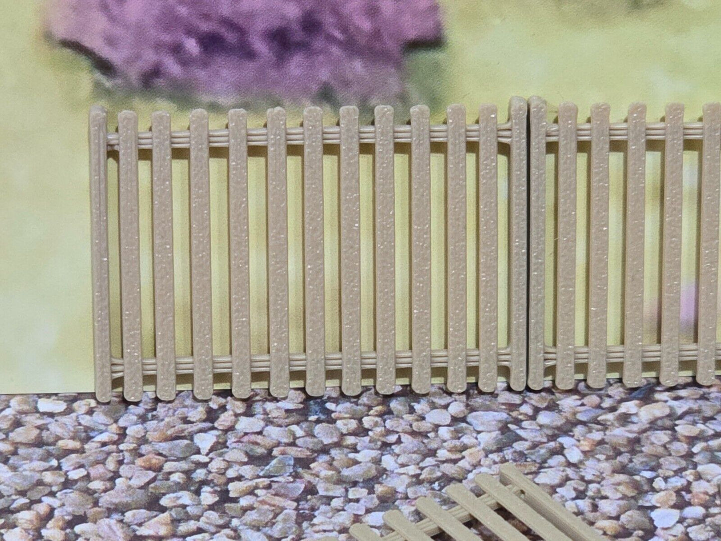Garden Fencing 6ft OO HO Gauge New 10 Pack Wood 1:76 Scale Models Train Railway