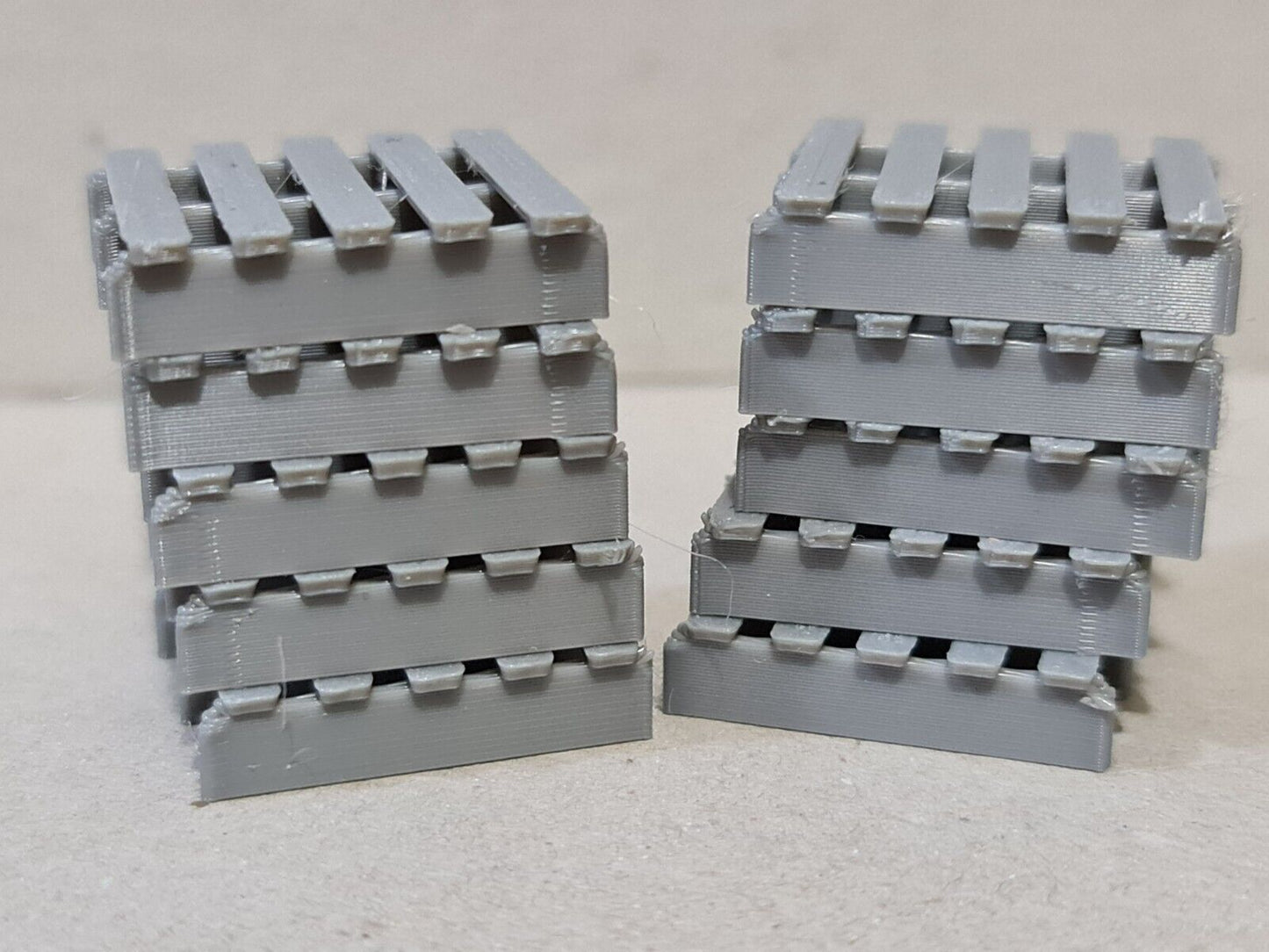 New Grey Pallets O Gauge 1:48 Scale Models Train Railway (10 Pack)