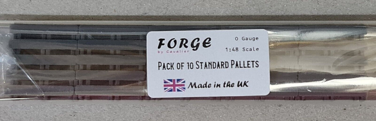 New Grey Pallets O Gauge 1:48 Scale Models Train Railway (10 Pack)