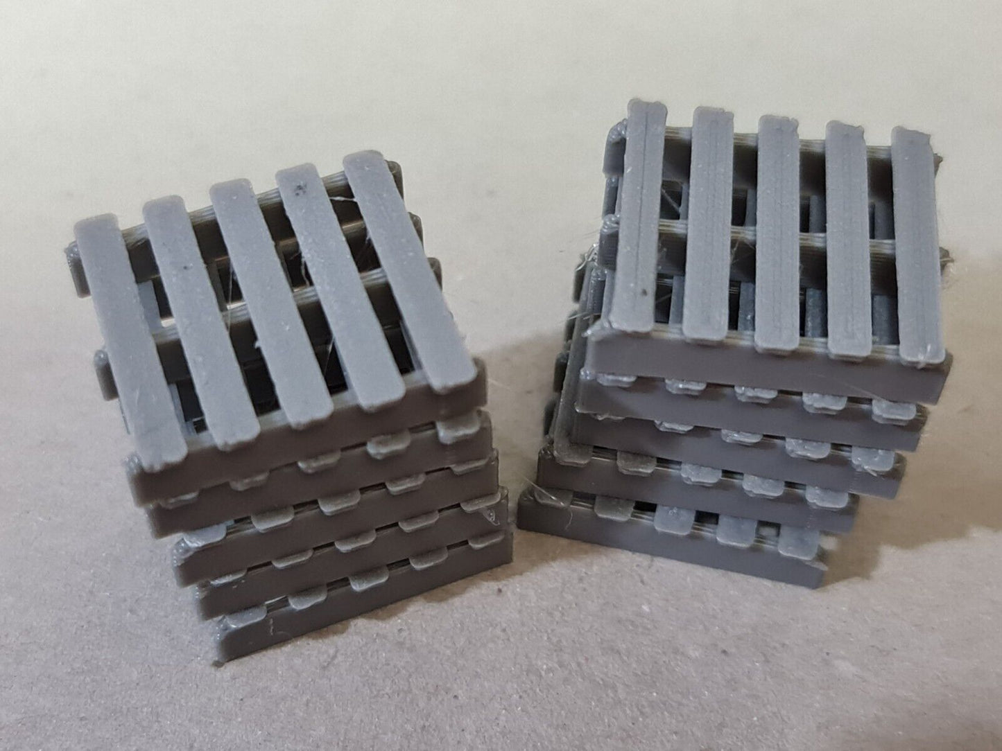 New Grey Pallets O Gauge 1:48 Scale Models Train Railway (10 Pack)