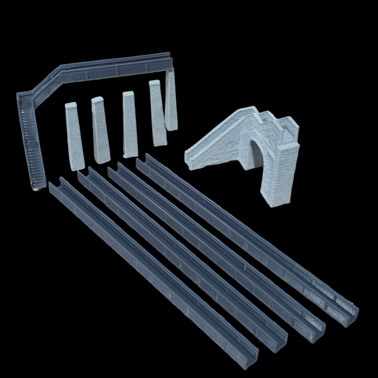 Z Gauge The Monkey Bridge Swansea Docks Footbridge Model Railway 1:220 Scale