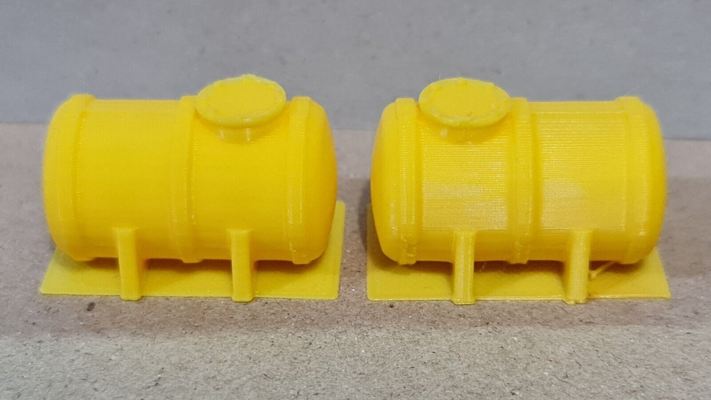 New 2 Pack Gas Fuel Petrol Tank Body OO HO Gauge 1:76 Scale Models Train Railway